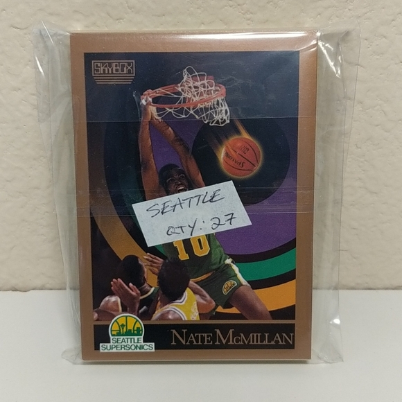 Seattle Supersonics Sports Card Pack - Picture 2 of 2